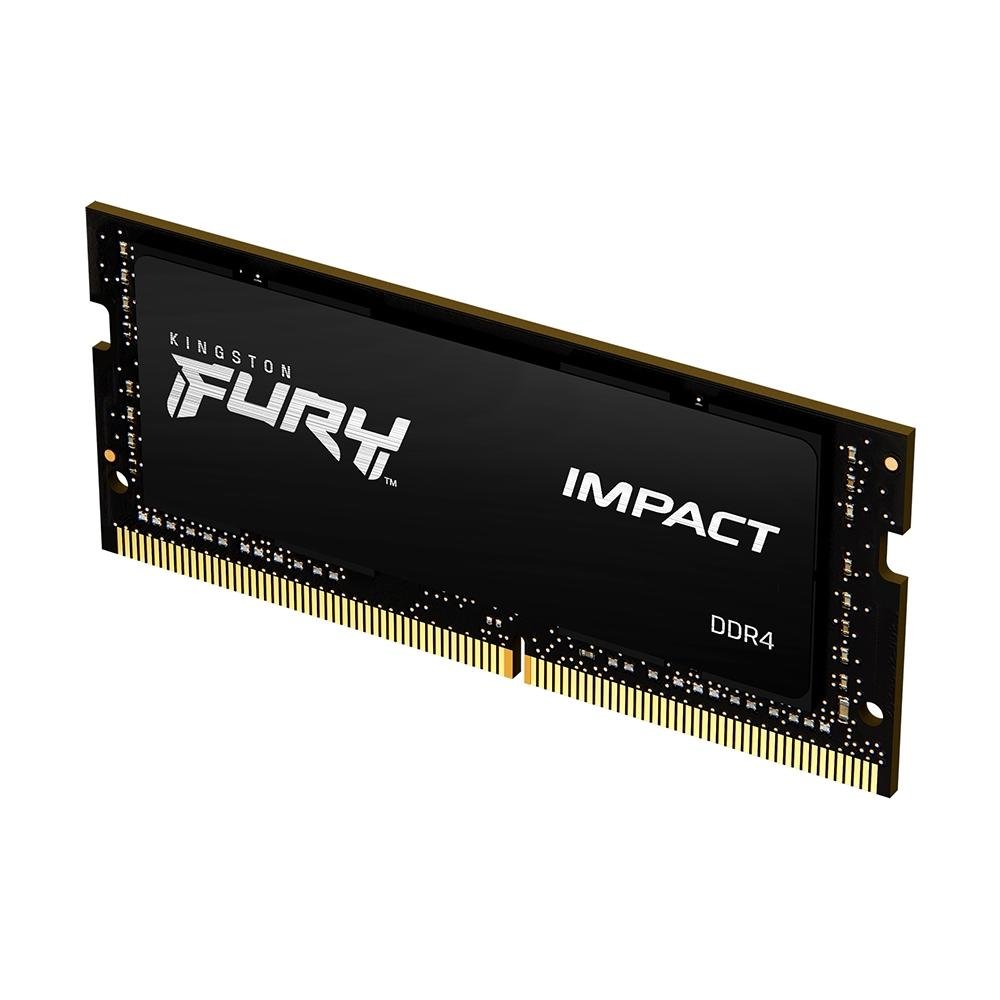 Memória Kingston Fury Impact, 32GB, 3200MHz, DDR4, CL20, Para