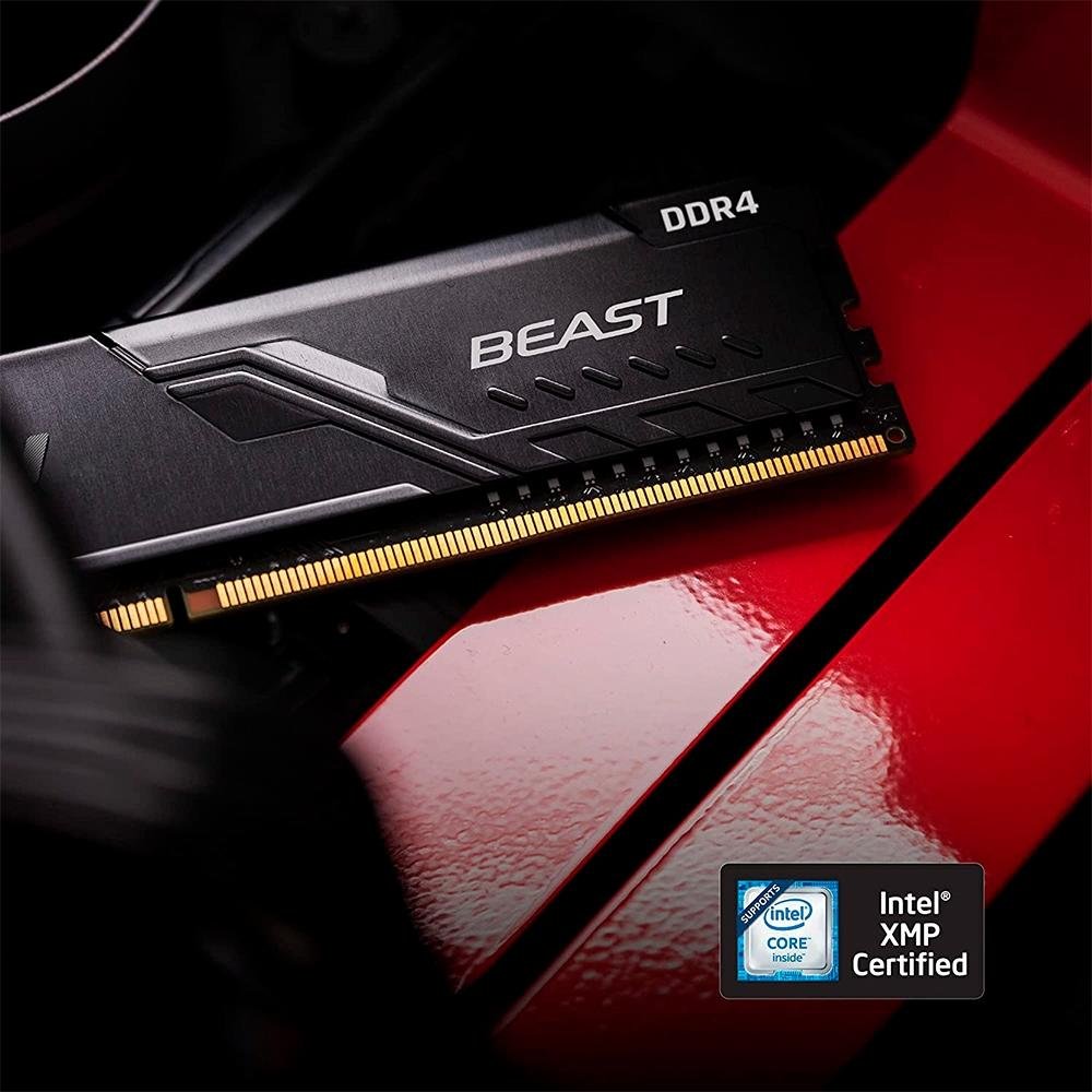 Memória RAM Kingston Fury Beast, 64GB (2x32GB), 3600MHz, DDR4, CL18, Preto - KF436C18BBK2/64 - view 6
