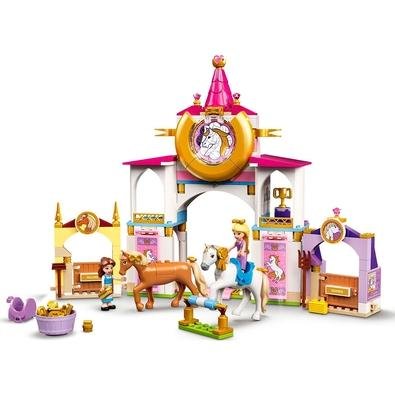 LEGO Disney Princess - Estábulos Reais de Bela e Rapunzel Surpreenda qualquer fã de Princesas da Disney que também adora cavalos com este conjunto de
