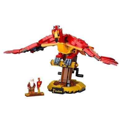 LEGO Harry Potter - Fawkes, A Fénix de Dumbledore LEGO® Harry Potter™ Fawkes, A Fênix de Dumbledore (76394) é um modelo realista da fênix icônica dos