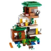 LEGO Minecraft A Casa da Árvore Moderna   Um conjunto grande, detalhado e extremamente versátil que proporcionará um prazer duradouro aos jogadores de