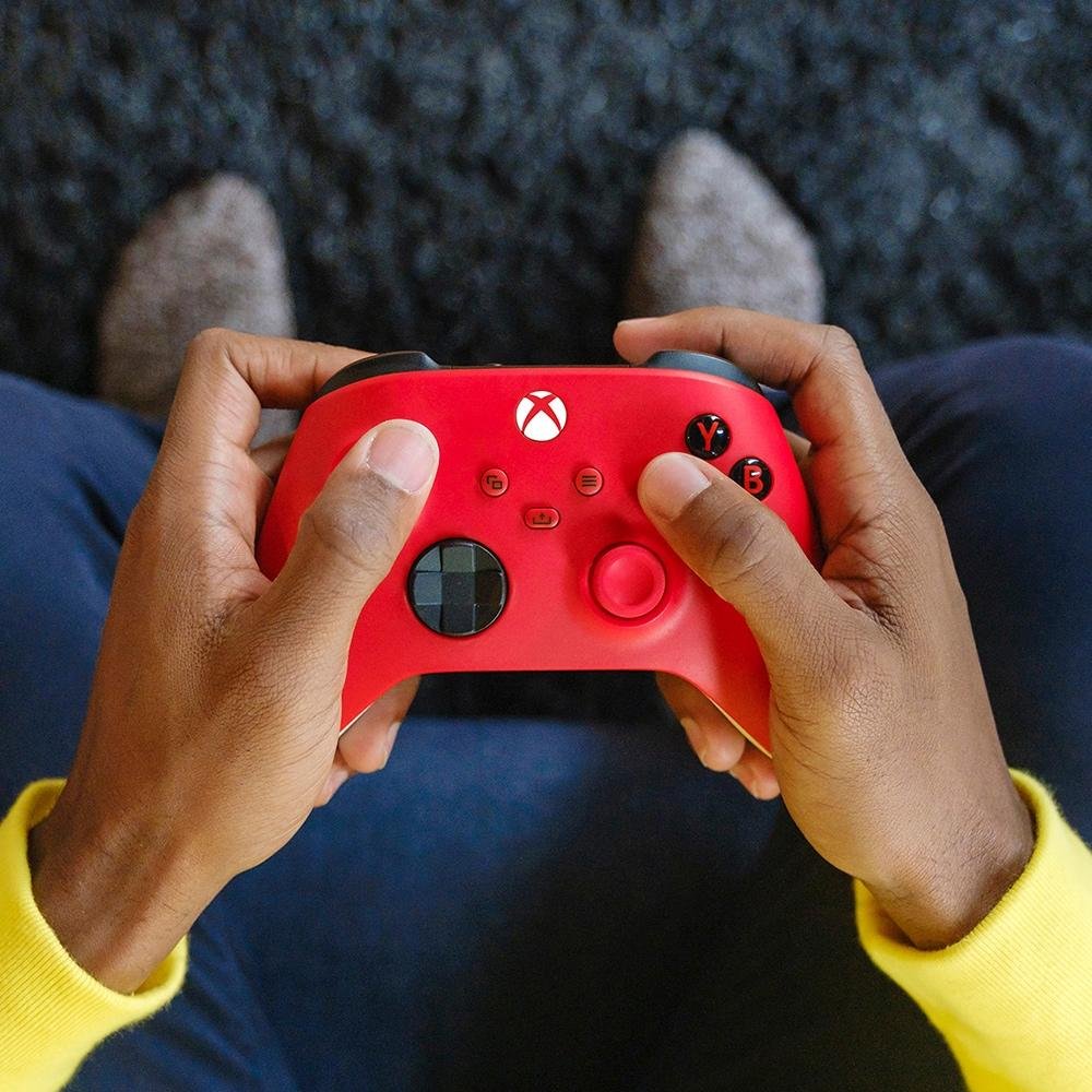 Imagem 7 de 15 do produto Controle Sem Fio Xbox Pulse Red - QAU-00066