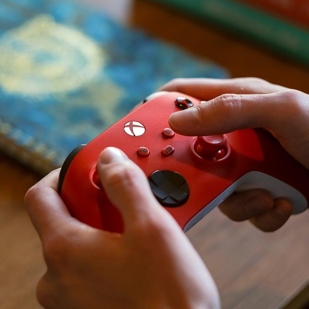 Imagem 8 de 15 do produto Controle Sem Fio Xbox Pulse Red - QAU-00066