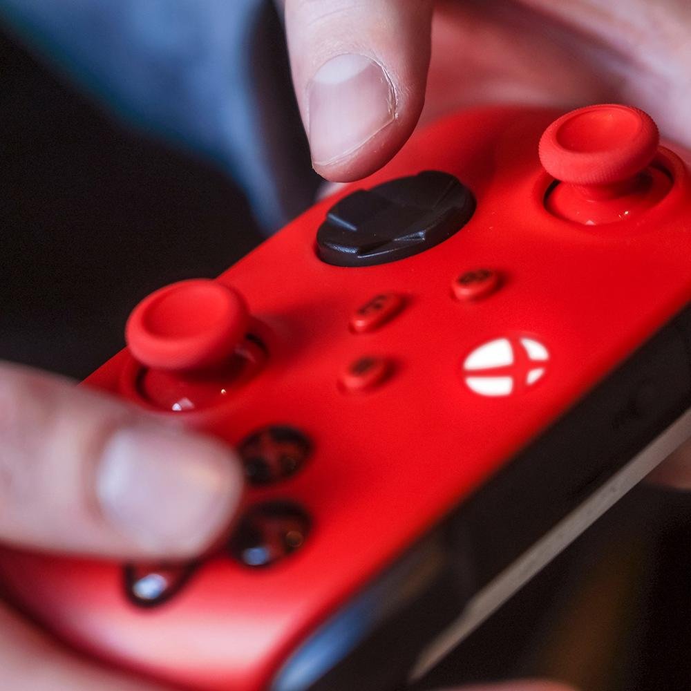 Imagem 9 de 15 do produto Controle Sem Fio Xbox Pulse Red - QAU-00066