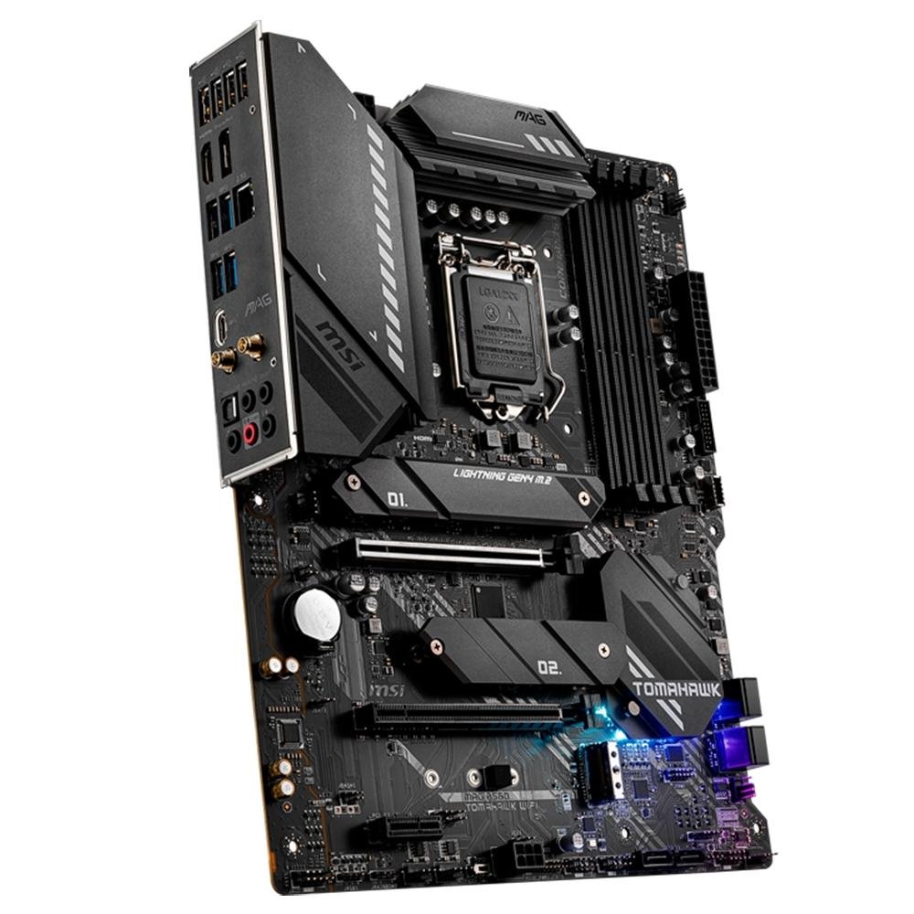 Placa Mãe MSI MAG B560 Tomahawk Wi-Fi, Intel LGA 1200, ATX, DDR