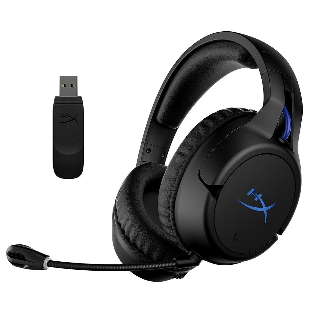 Headset Gamer Sem Fio HyperX Cloud Flight, Drivers 50mm, LED, Compatível com PS5 e PS4 - 4P5H6AA