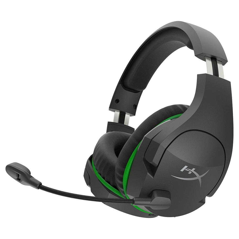 Imagem 2 de 5 do produto Headset Gamer HyperX CloudX Stinger Core, Sem Fio, Drivers 40mm, Xbox One e Xbox Série X e S, Preto e Verde - 4P5J0AA