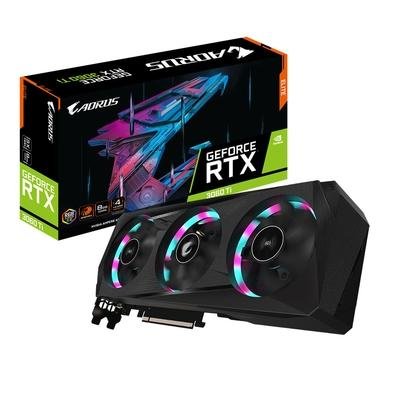 グラフィックボード・グラボ・ビデオカード Rtx 3060Ti Aorus Elite placa-de-video-gigabyte-aorus-