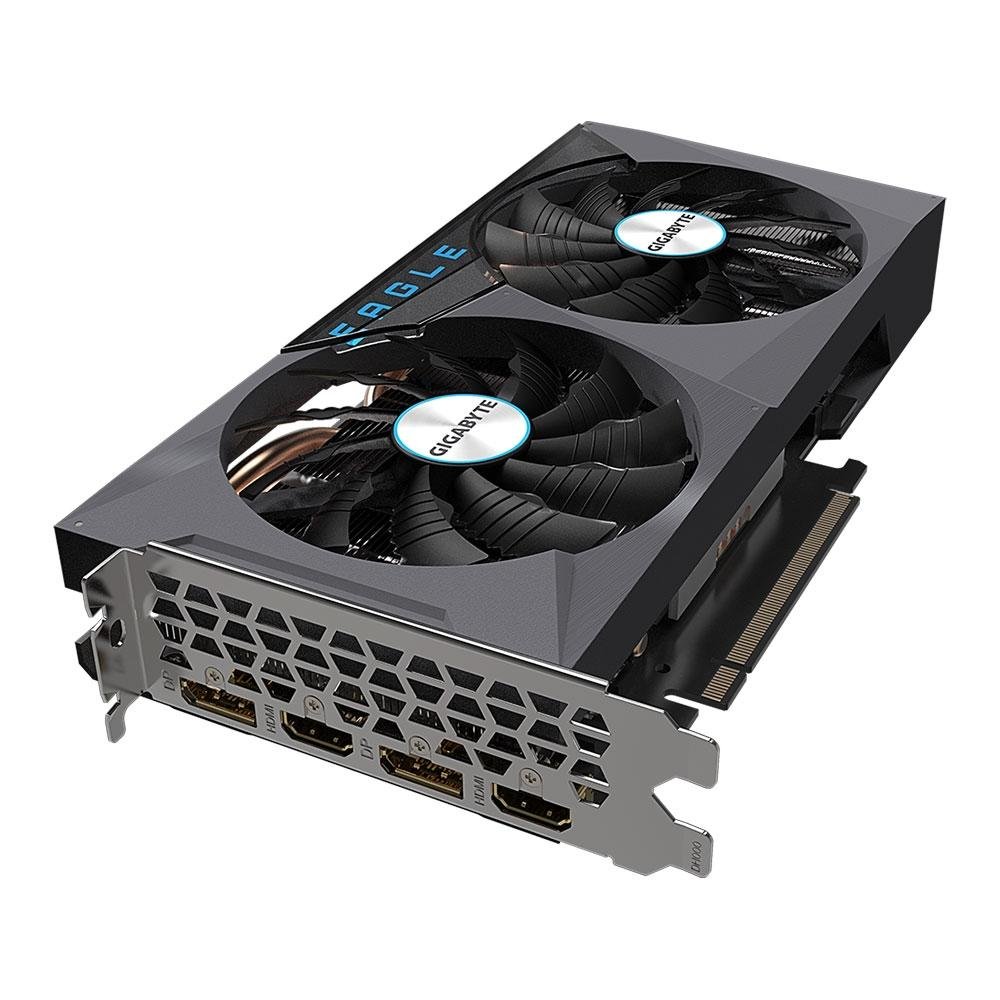 Placa de Vídeo RTX 3060 Eagle Gigabyte NVIDIA GeForce | KaBuM!