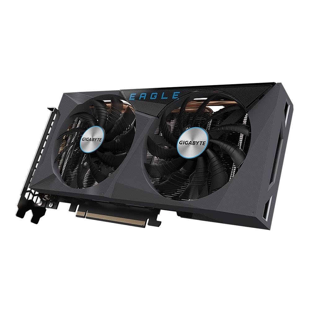 Imagem 8 de 8 do produto Placa de Vídeo RTX 3060 Eagle Gigabyte NVIDIA GeForce, rev. 2.0, 12G GDDR6, DLSS, Ray Tracing - GV-N3060EAGLE OC-12GD