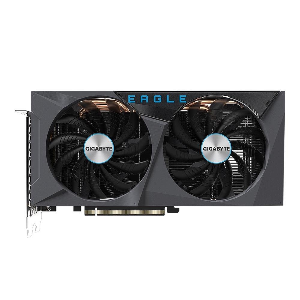 Imagem 2 de 8 do produto Placa de Vídeo RTX 3060 Eagle Gigabyte NVIDIA GeForce, rev. 2.0, 12G GDDR6, DLSS, Ray Tracing - GV-N3060EAGLE OC-12GD