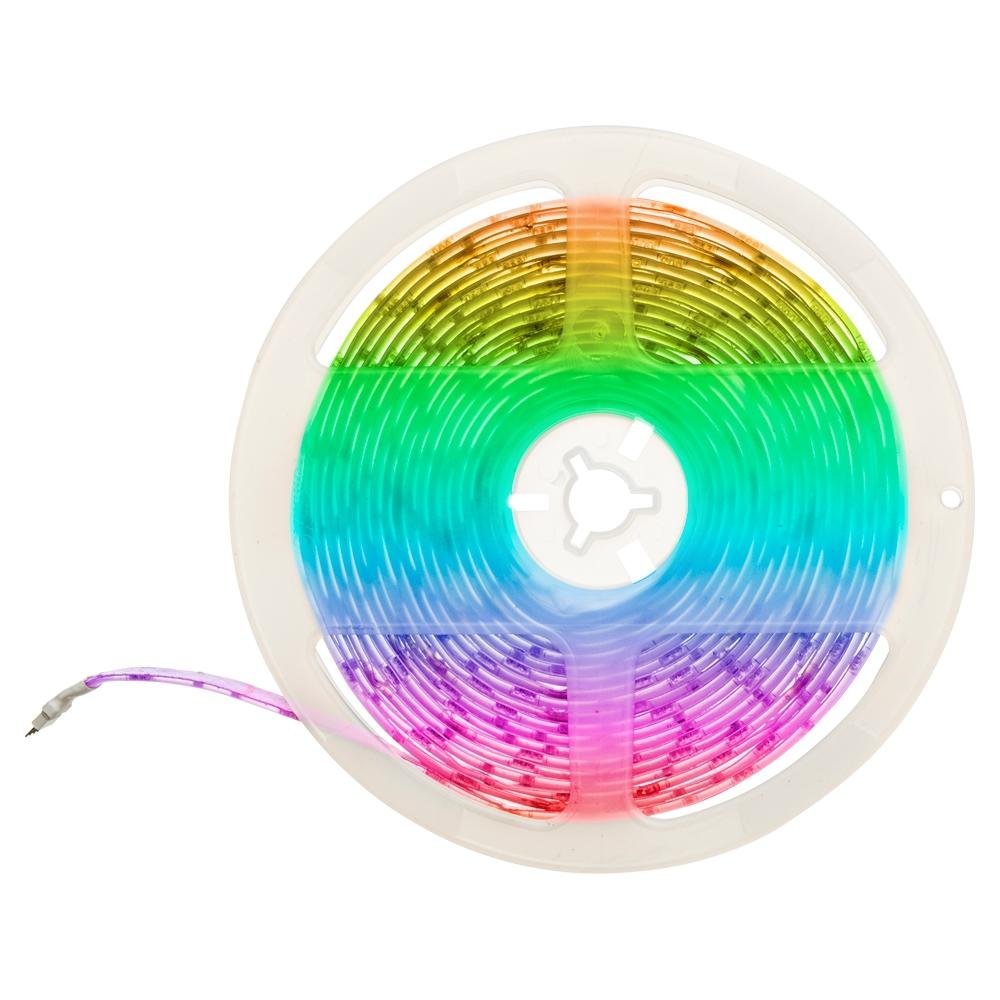 Fita LED RGB KaBuM! Smart, Wi-Fi, RGB + CCT, 2 metros, Google Assistant, Alexa - KBSB023 Fita LED RGB KaBuM! Smart, Wi-Fi, RGB + CCT, 2 metros, Google Assistant, Alexa - KBSB023