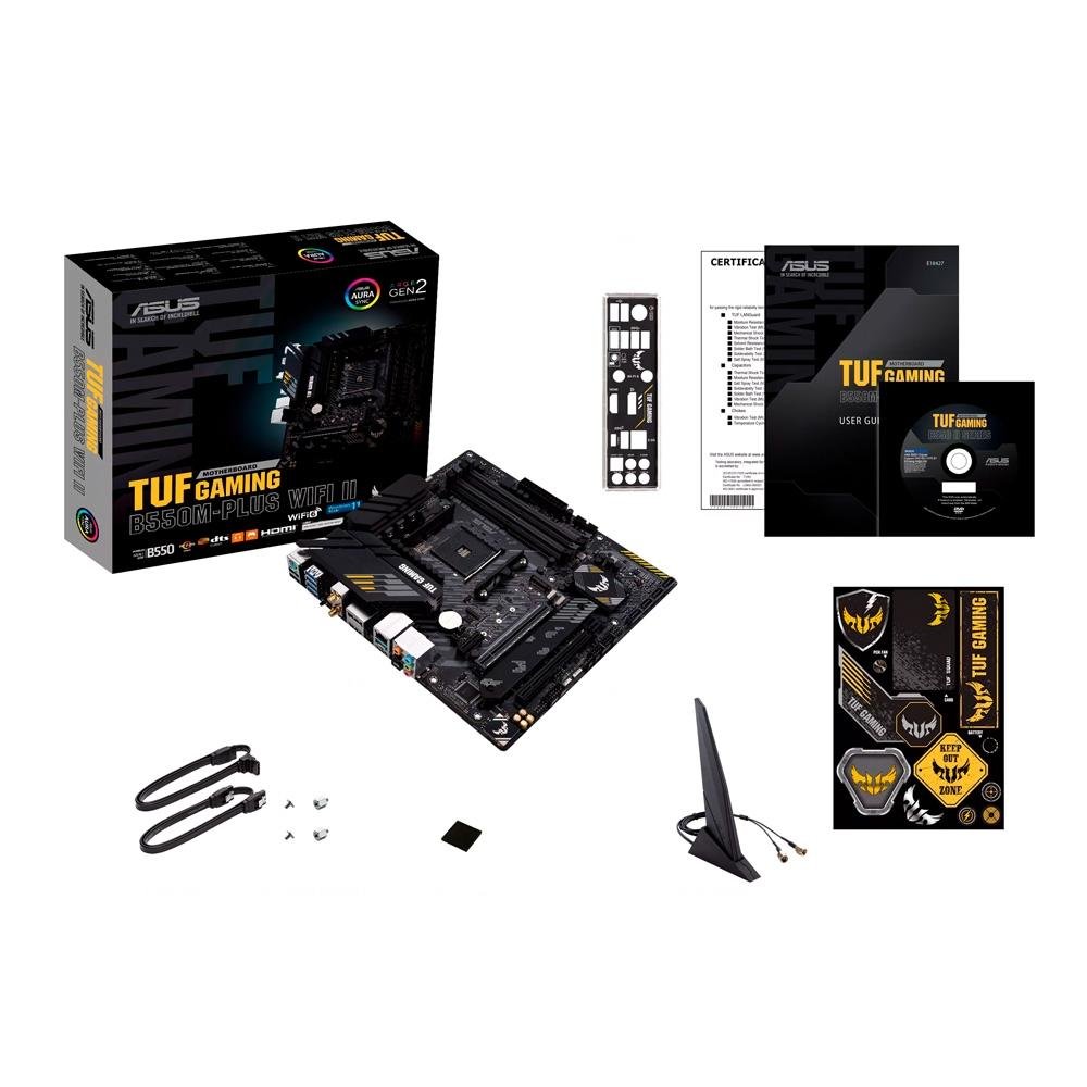 Placa Mãe Asus TUF Gaming B550M-PLUS Wi-Fi II | KaBuM!