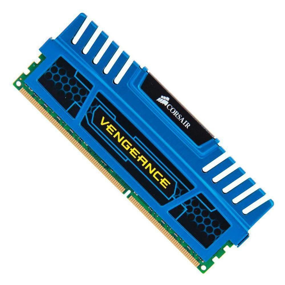 Memória Corsair Vengeance, 4GB, 1600MHz, DDR3, CL9, Azul - CMZ4GX3M1A1600C9B