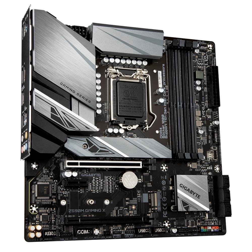 Kit Processador Intel Core i7-11700K + Placa Mãe Gigabyte Z590M