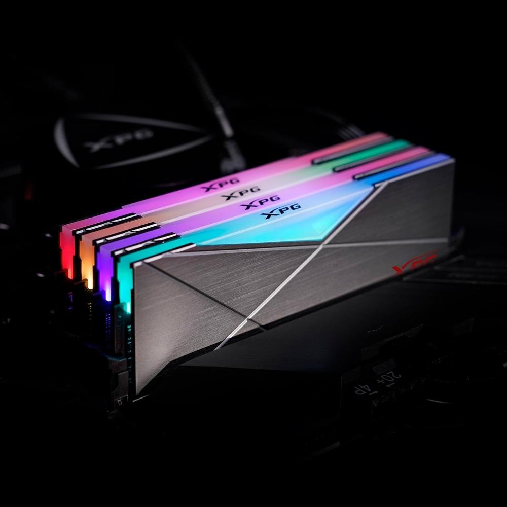 XPG SPECTRIX D50 DDR4 3200 32GB(16GB×2) XPG DDR4 D50 RGB 32 GB (2 x 16 GB) 3200 MHz PC4-25600 U-DIMM