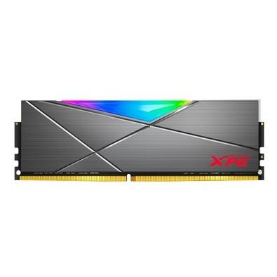 Memória XPG Spectrix D50, RGB, 8GB, 3600MHz, DDR4 Alcançando velocidades de até 3600MHz e ostentando uma capacidade máxima de 8GB, o XPG SPECTRIX D5