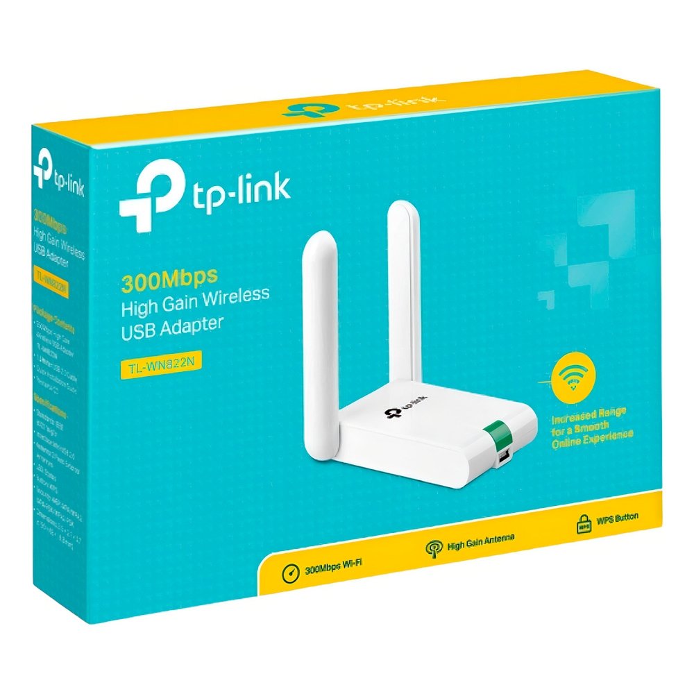 Adaptador TP-Link Wireless, USB, 300Mbps - TL-WN822N Adaptador TP-Link Wireless, USB, 300Mbps - TL-WN822N