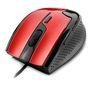 Mouse Multilaser USB Preto e Vermelho - MO149