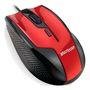 Mouse Multilaser USB Preto e Vermelho - MO149