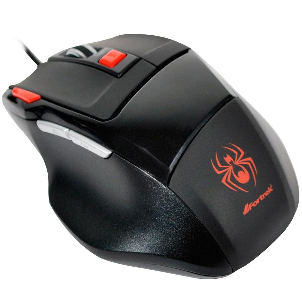 Mouse Gamer Fortrek Óptico USB OM701 Preto 43532