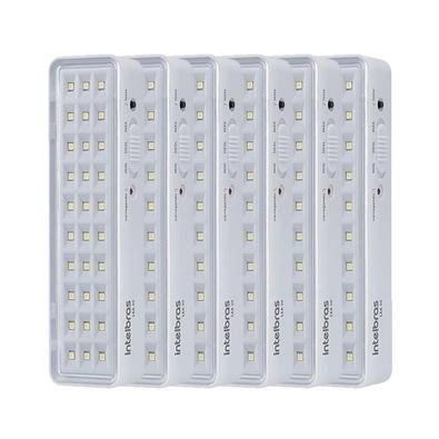 Luminária de Emergência Intelbras Tenha segurança e conforto nas quedas de energia elétrica e situações de emergência, com acendimento automático e