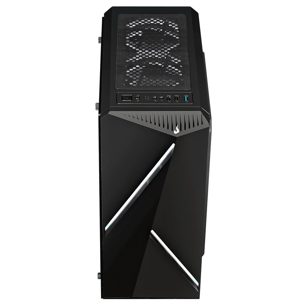 Gabinete Gamer Rise Mode Z2 Glass, Mid Tower, Lateral em Vidro Temperado, Preto - RM-Z02-02-FB Gabinete Gamer Rise Mode Z2 Glass, Mid Tower, Lateral em Vidro Temperado, Preto - RM-Z02-02-FB