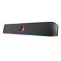 Soundbar Gamer GXTrust 619 Thorne, LED RGB, 2 Canais Stereo, 12W, 3.5mm, USB, Preto - 24007