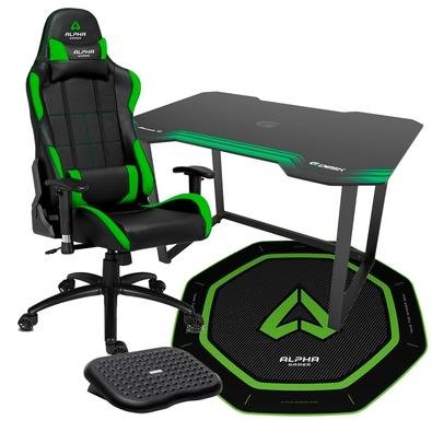 Cadeira Gamer Alpha Gamer Vega As cadeiras gaming Alpha Gamer Vega incluem duas almofadas: para apoio lombar e também para apoio da cabeça. Caso pre