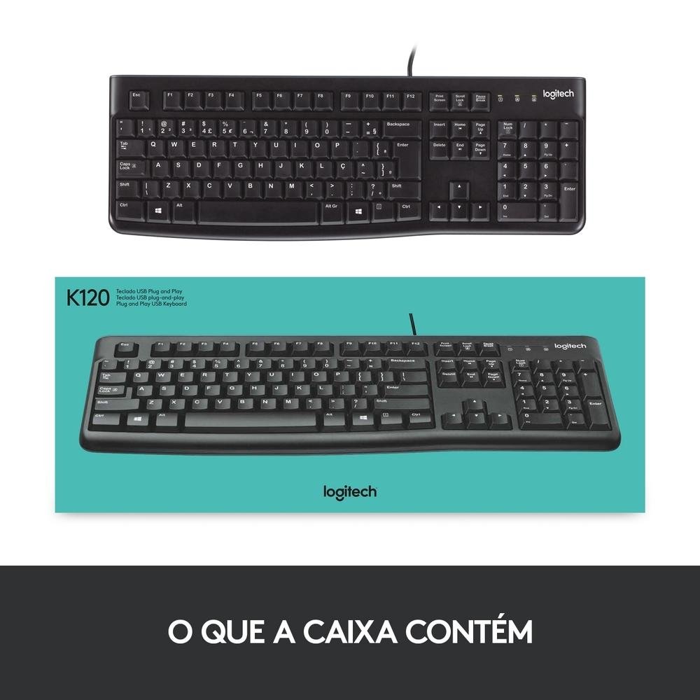 Teclado com fio USB ( Balão.info) K120 Resistente à Respingos e Layout ( Balão.info) -920-( Balão.info - view 4