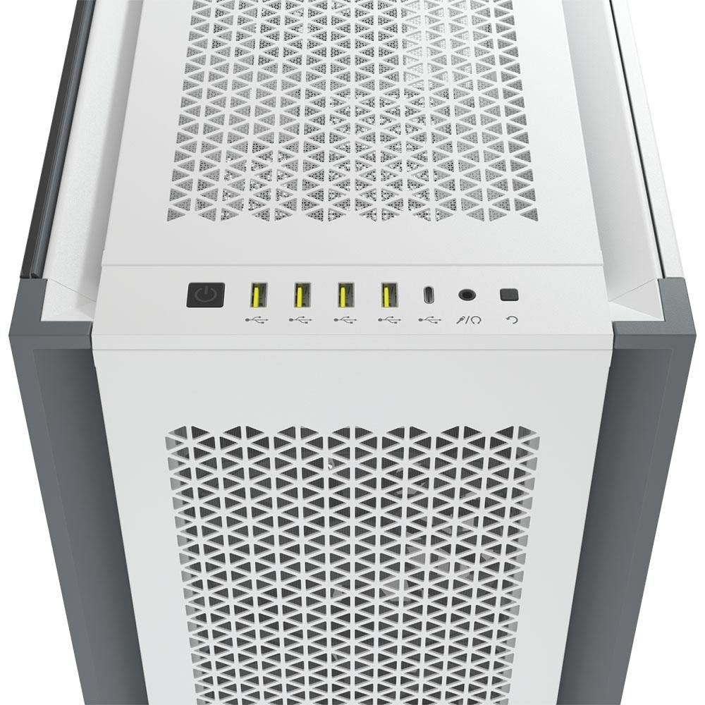 Imagem 8 de 9 do produto Gabinete Gamer Corsair 7000D Airflow, Full Tower, Lateral em Vidro Temperado, 3x FANs, Branco - CC-9011219-WW