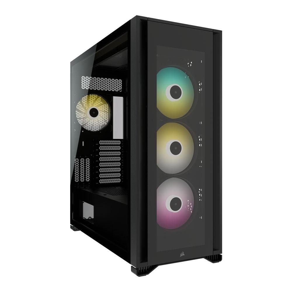 Gabinete Gamer Corsair 7000X, RGB, Full Tower, E-ATX, Lateral em Vidro Temperado, 4x FANs, Preto - CC-9011226-WW