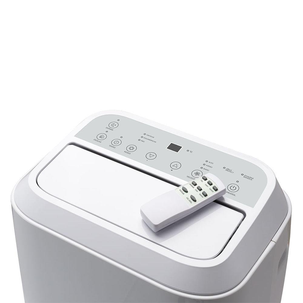 Imagem 5 de 5 do produto Ar Condicionado Portátil Philco PAC12000F5, 220V, 3 Velocidades, Display Digital, Branco - 56652084