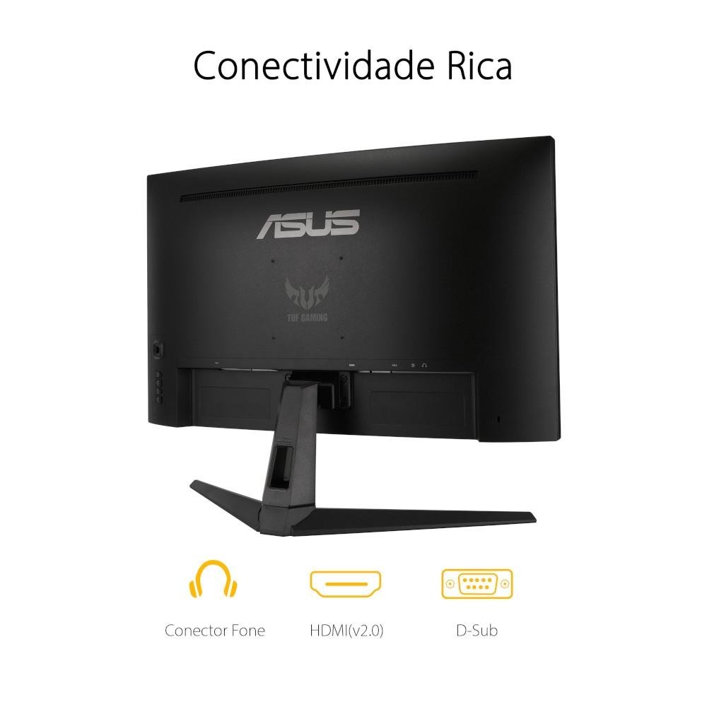 Imagem 10 de 13 do produto Monitor Gamer ASUS TUF 27", 165Hz, Full HD, 1ms, HDMI, FreeSync Premium, 120% sRGB, Som Integrado, ELMB - VG27VH1B