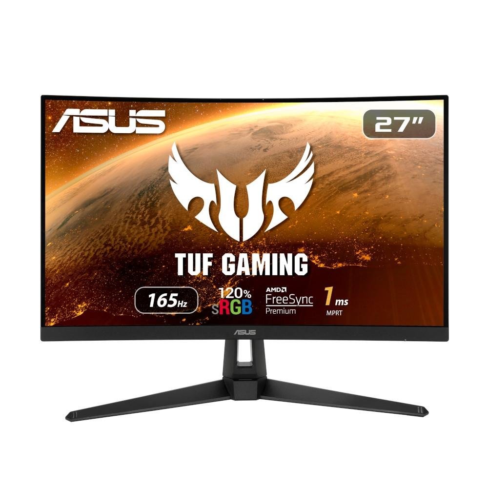 Imagem 13 de 13 do produto Monitor Gamer ASUS TUF 27", 165Hz, Full HD, 1ms, HDMI, FreeSync Premium, 120% sRGB, Som Integrado, ELMB - VG27VH1B