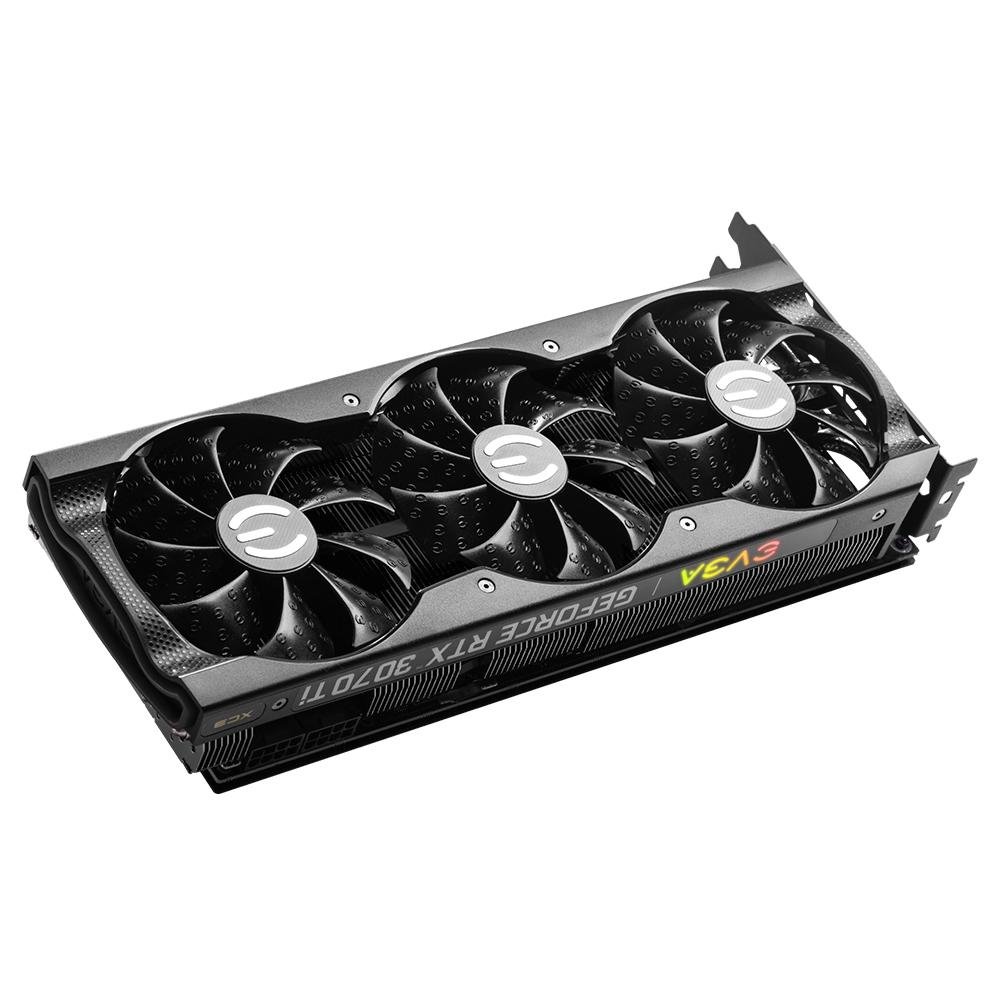 グラフィックボード・グラボ・ビデオカード GeForce RTX 3070 Ti XC3 Ultra Placa de Vídeo EVGA GeForce RTX 3070 Ti XC3 Ultra Gaming, ARGB LED