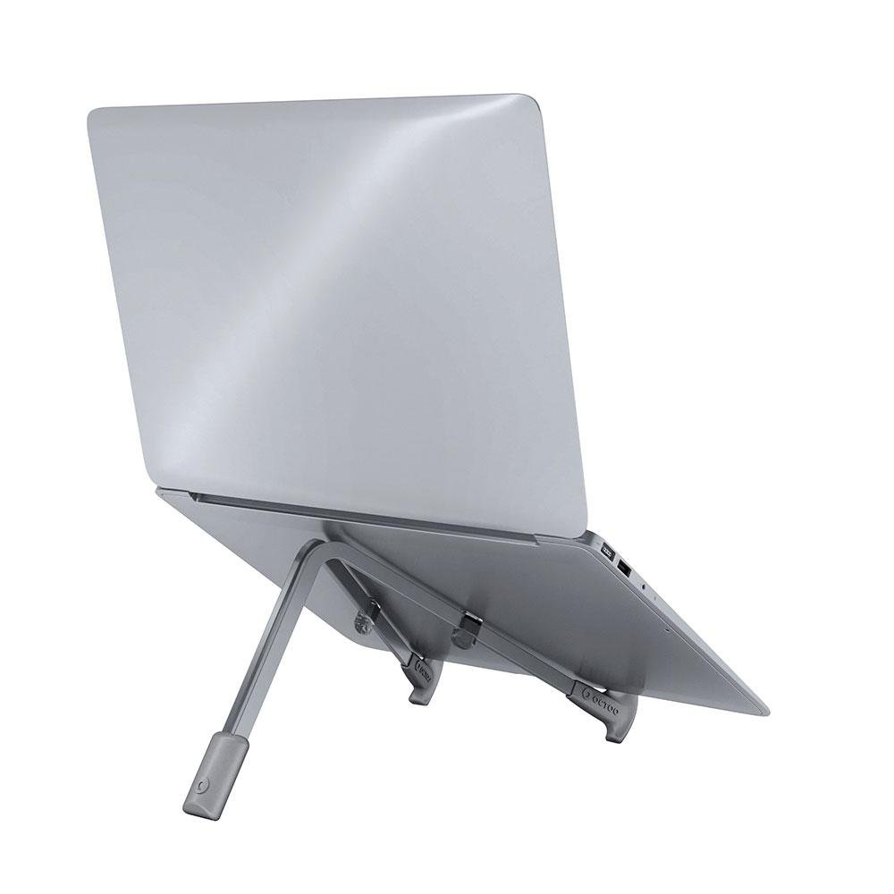 Imagem 2 de 4 do produto Suporte para Notebook e Tablet Octoo LiteStand Note, Ice Silver