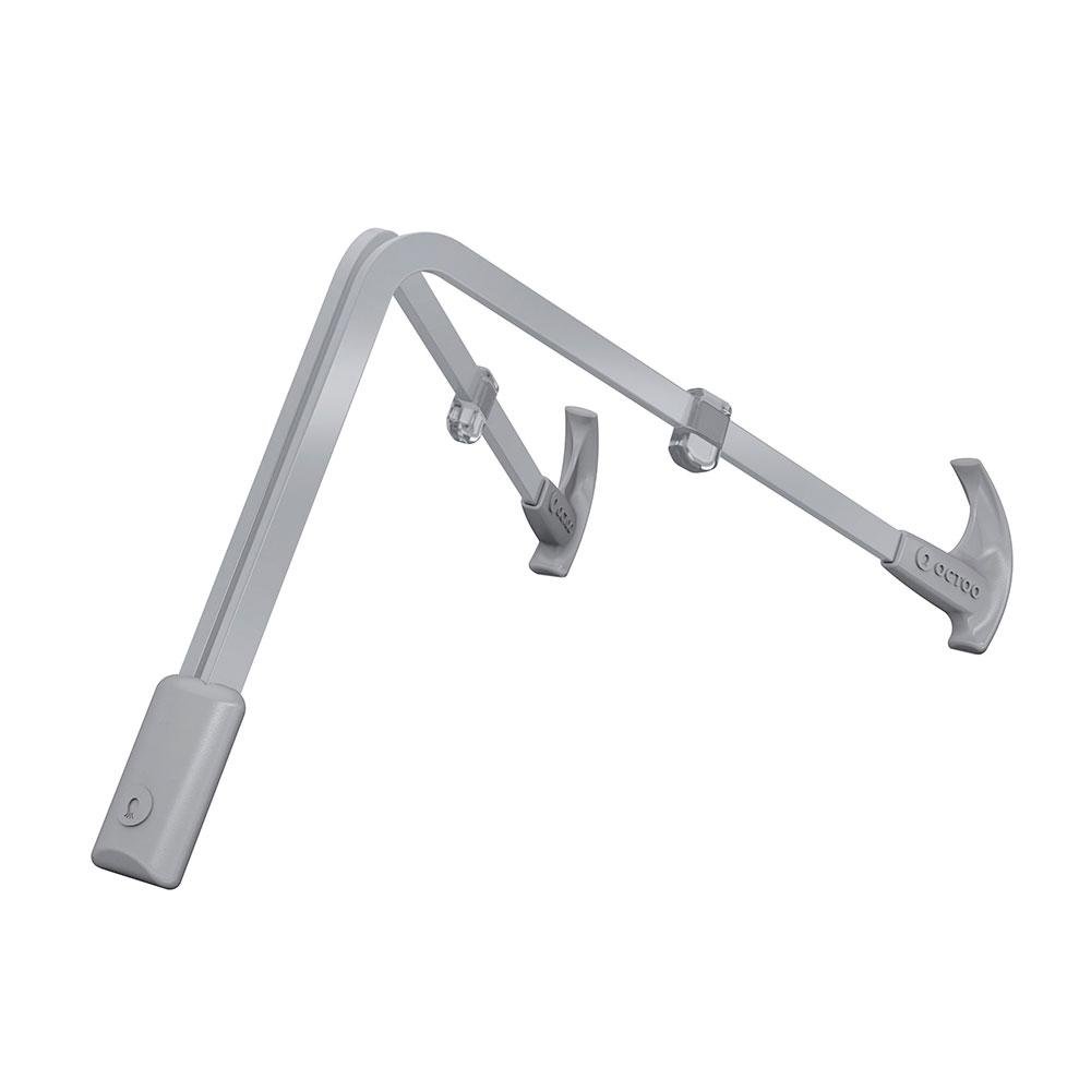 Imagem 4 de 4 do produto Suporte para Notebook e Tablet Octoo LiteStand Note, Ice Silver