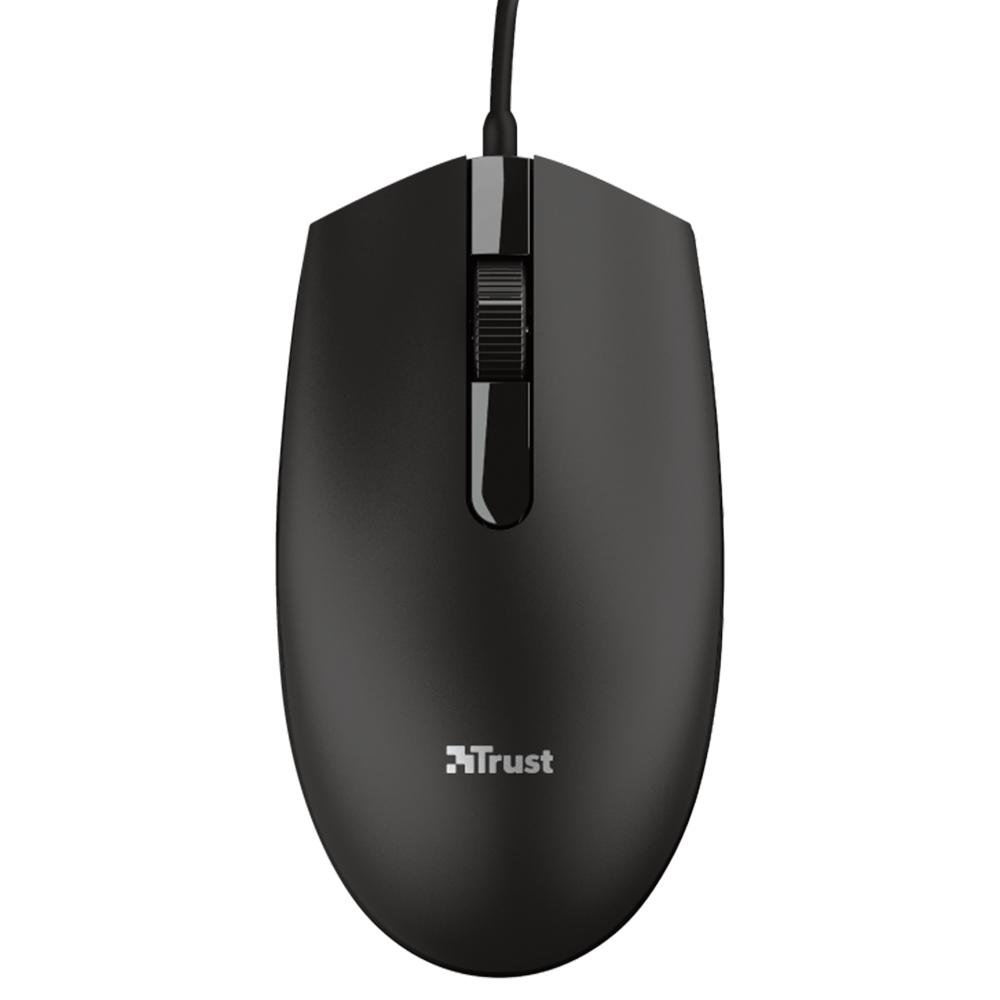 Mouse ( Balão.info) Basi, Design Confortável, 3 Botões, 1200 DPI, USB, Preto - ( Balão.info - foto 2