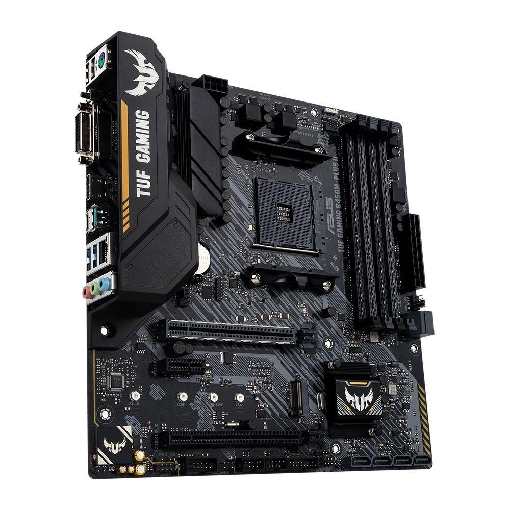 Imagem 3 de 6 do produto Kit Processador AMD Ryzen 5 5600G, 3.9GHz, AM4, 6 Núcleos + Placa-Mãe Asus B450M-Plus II + Memória RAM Kingston 8GB 2666MHz + SSD Patriot M.2 128GB + Fonte Gigabyte 550W
