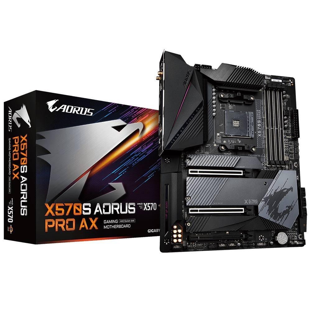 X570 AORUS PROとRyzen9 3950xとDDR4 16GB Placa Mãe Gigabyte X570S Aorus Pro AX (rev. 1.0)