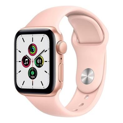 apple watch preto com rosa