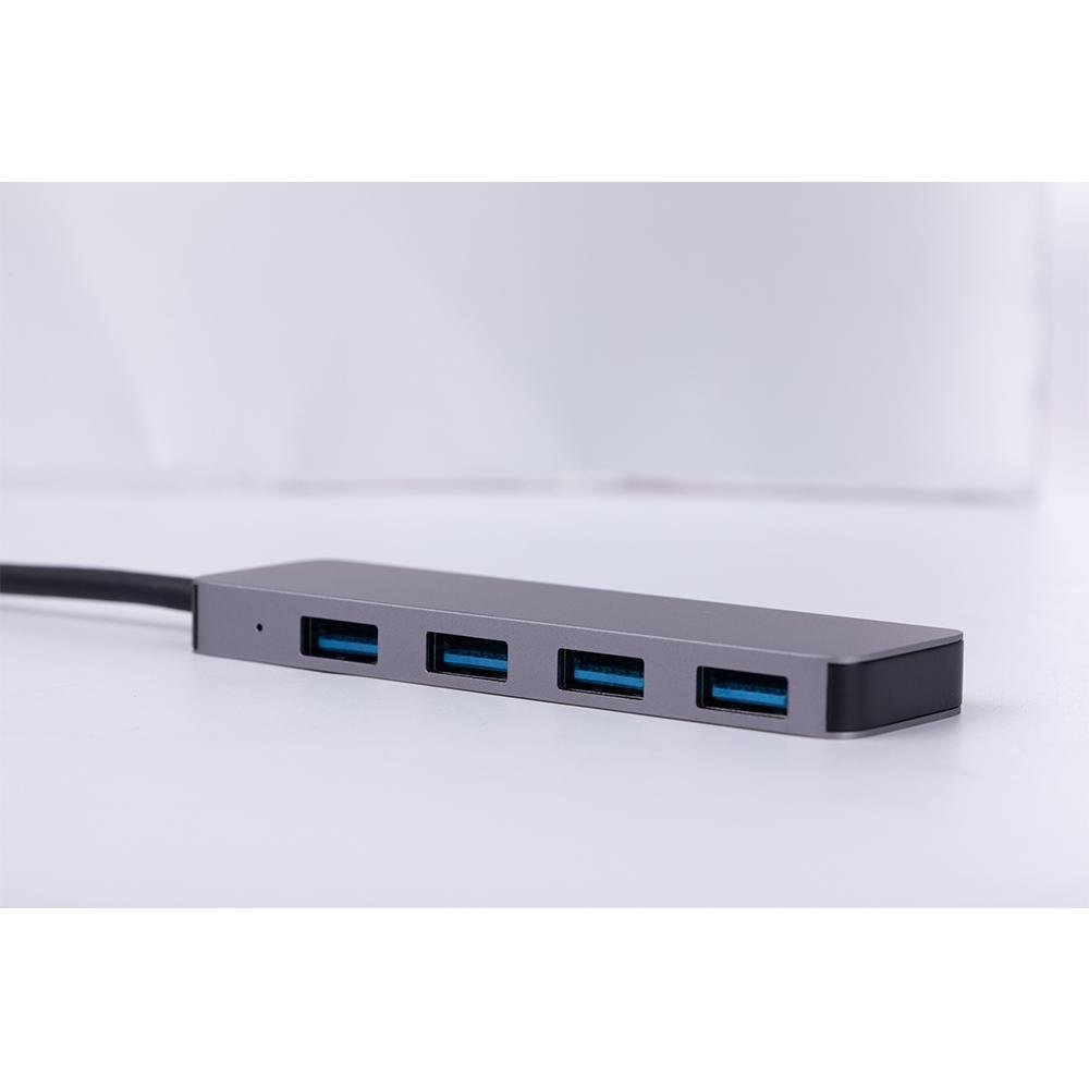 Imagem 2 de 7 do produto HUB USB 3.0 Bright, 4 Portas, 5Gbps, Compacto, Plug And Play - 598