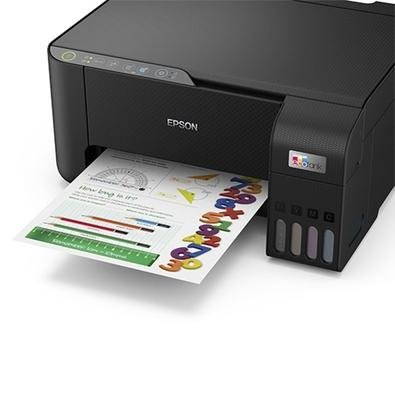 Impressora Multifuncional Epson EcoTank L3250, Colorida, Wifi, Wireless, USB, Bivolt, Preta - C11CJ67303