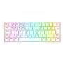 Kit Teclado Mecânico Gamer Redragon Draconic 60% RGB Branco  + Mouse Gamer Redragon Cobra Lunar White