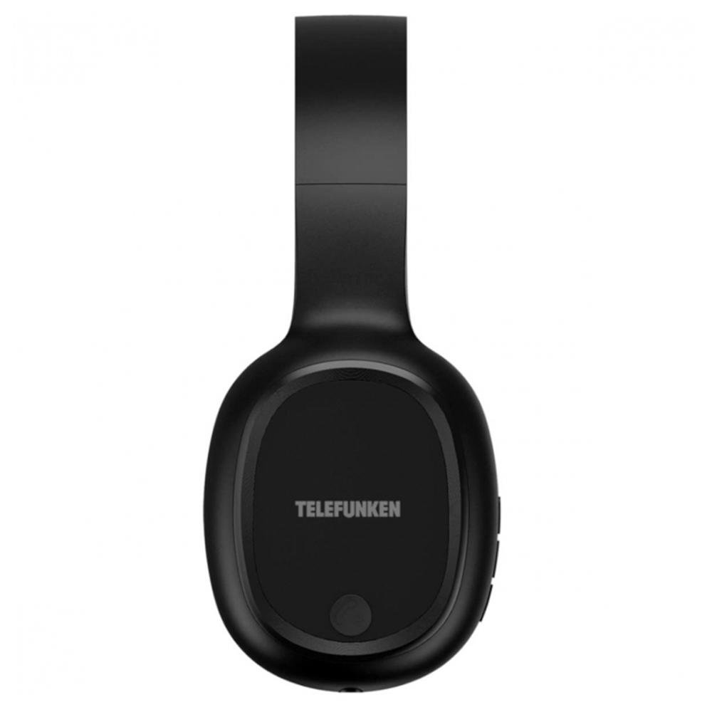 Fone de Ouvido Sem Fio Telefunken, Bluetooth 5.0, Preto - TF-H500BT Fone de Ouvido Sem Fio Telefunken, Bluetooth 5.0, Preto - TF-H500BT