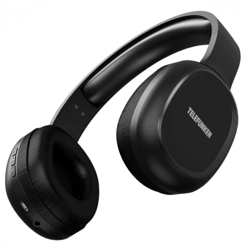 Fone de Ouvido Sem Fio Telefunken, Bluetooth 5.0, Preto - TF-H500BT Fone de Ouvido Sem Fio Telefunken, Bluetooth 5.0, Preto - TF-H500BT