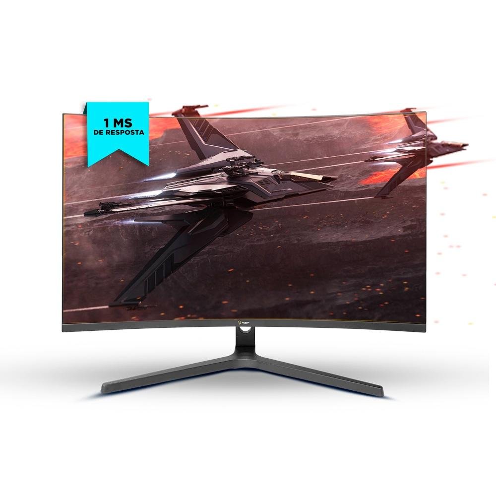 Monitor Gamer Husky 700 27 LED, Curvo Wide, WQHD, 165Hz, 1ms, HDMI e