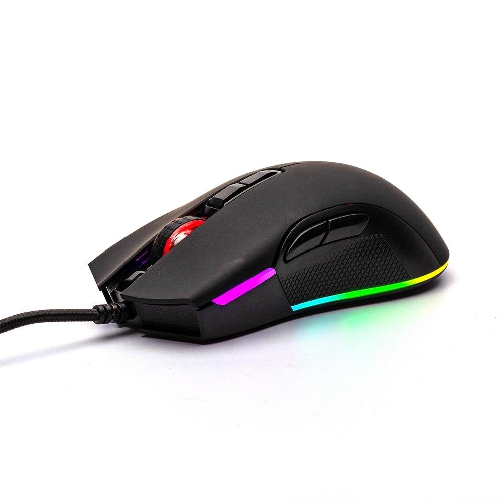 Mouse Gamer Motospeed V70 Essential, LED RGB, 12400 DPI, 7 Botões