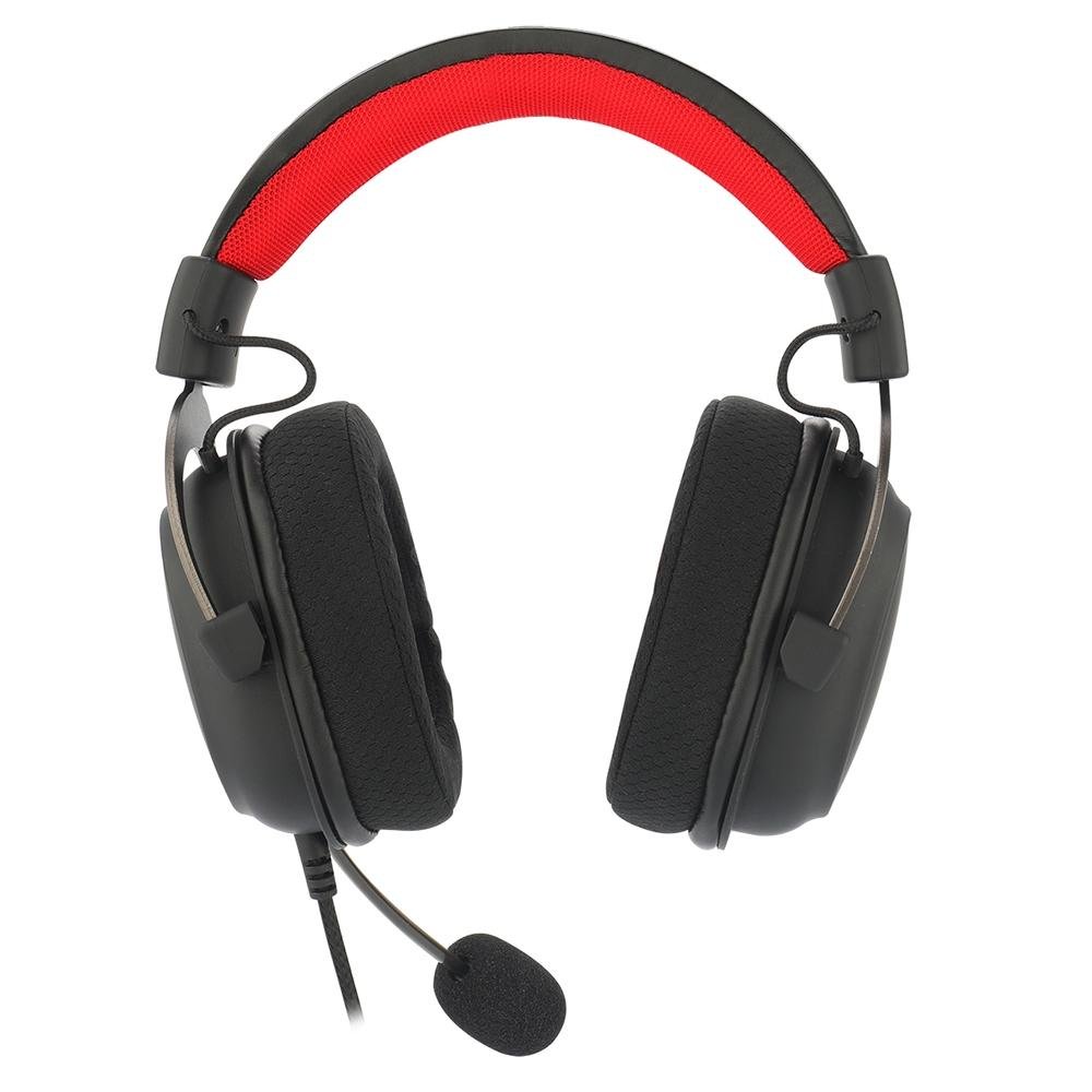 Headset Gamer Redragon Zeus X, Chroma Mk.II, RGB, Som Surround 7.1, Drivers 53mm, USB, Preto e Vermelho - H510-RGB Headset Gamer Redragon Zeus X, Chroma Mk.II, RGB, Som Surround 7.1, Drivers 53mm, USB, Preto e Vermelho - H510-RGB